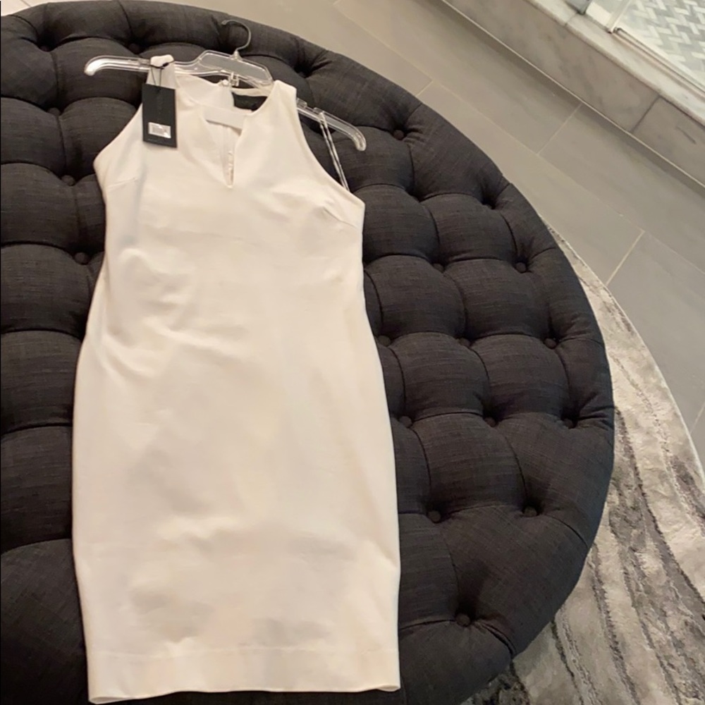 White Kendall + Kylie Cocktail Dress